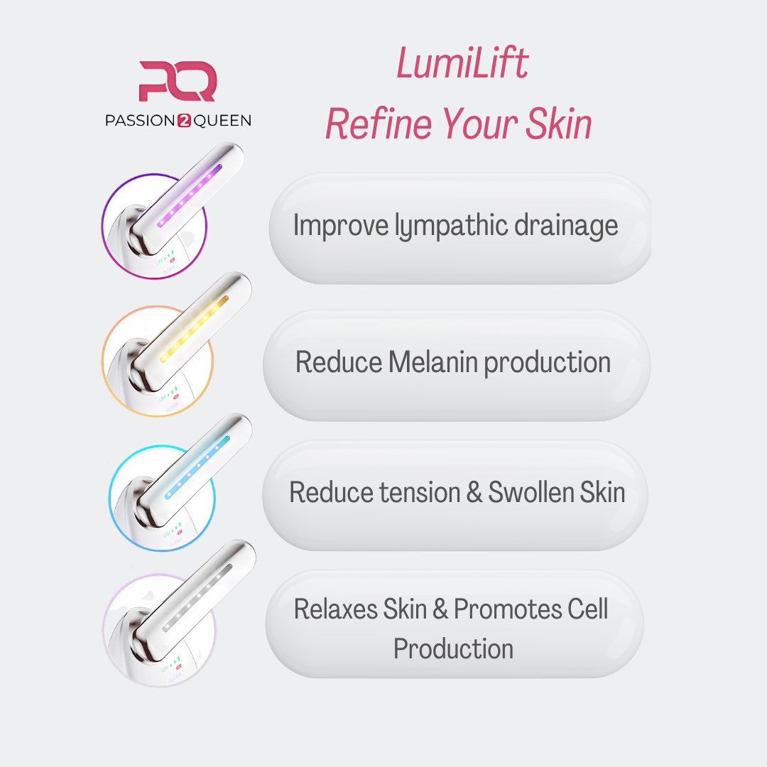 Passion2Queen® LumiLift: 7-in-1 Anti Wrinkle Neck Beauty Device